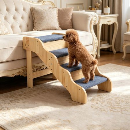 Elegant Pet Stairs with Non-Slip