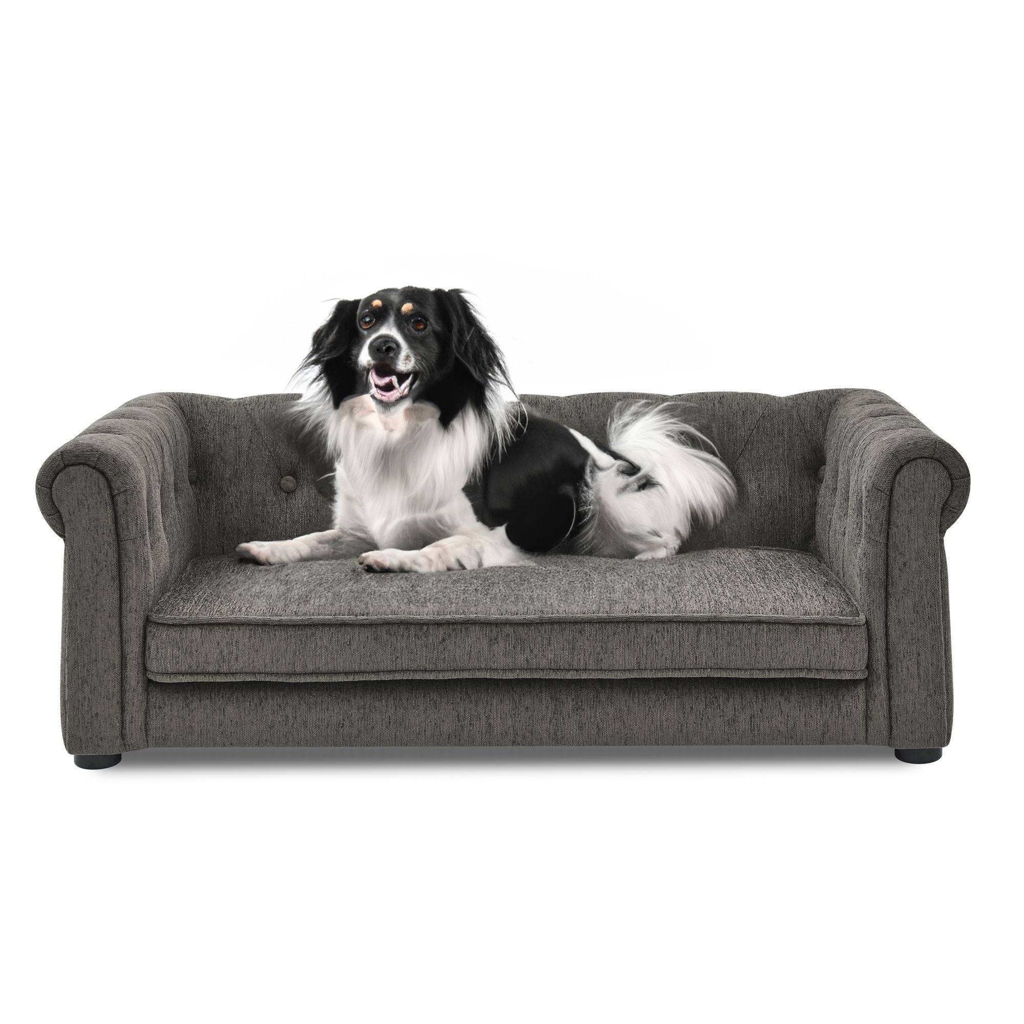 Elegant Elevated Pet Sofa Bed – Comfortable Dog Couch