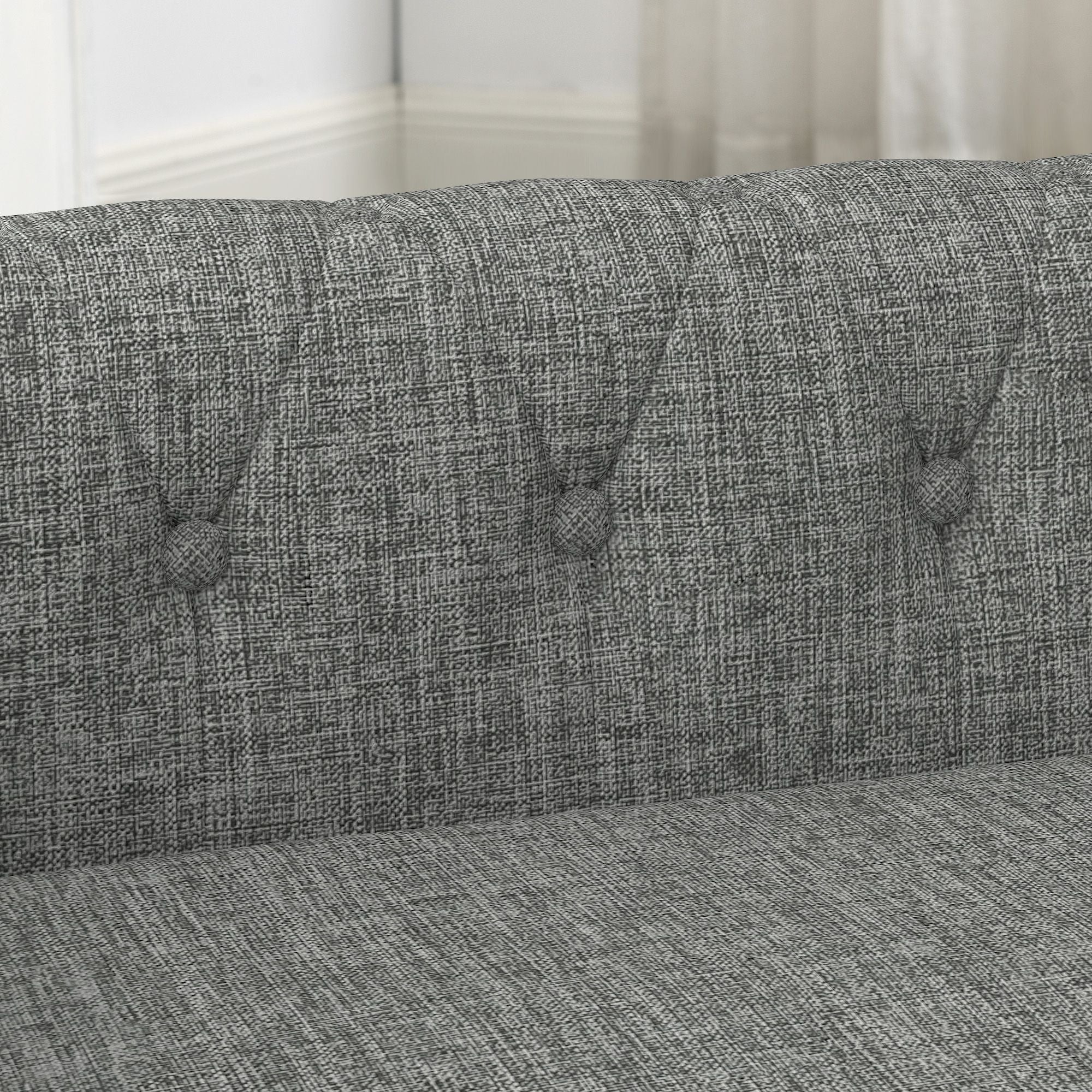 Elegant Elevated Pet Sofa for Small & Medium Dogs - Linen Fabric