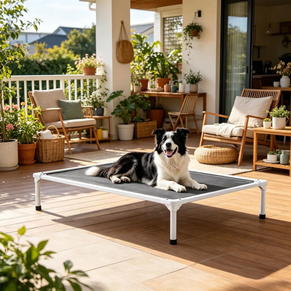 Elevated Dog Bed for Bedroom