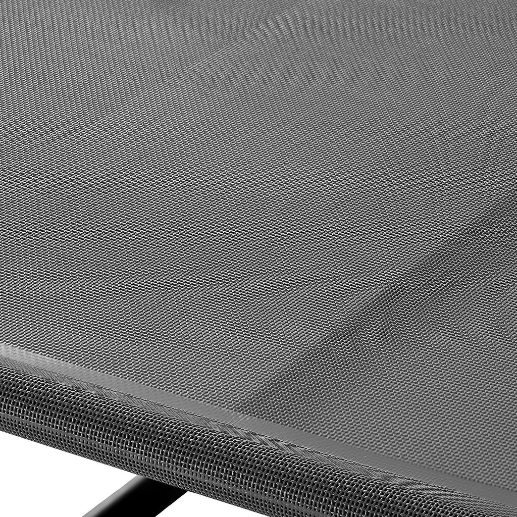 Elevated Dog Bed for Large Dogs, Portable Raised Dog Cot with Steel Metal Frame and Breathable Teslin Mesh, Indoor & Outdoor Pet Cooling Raised Hammock Bed, XL, Gray