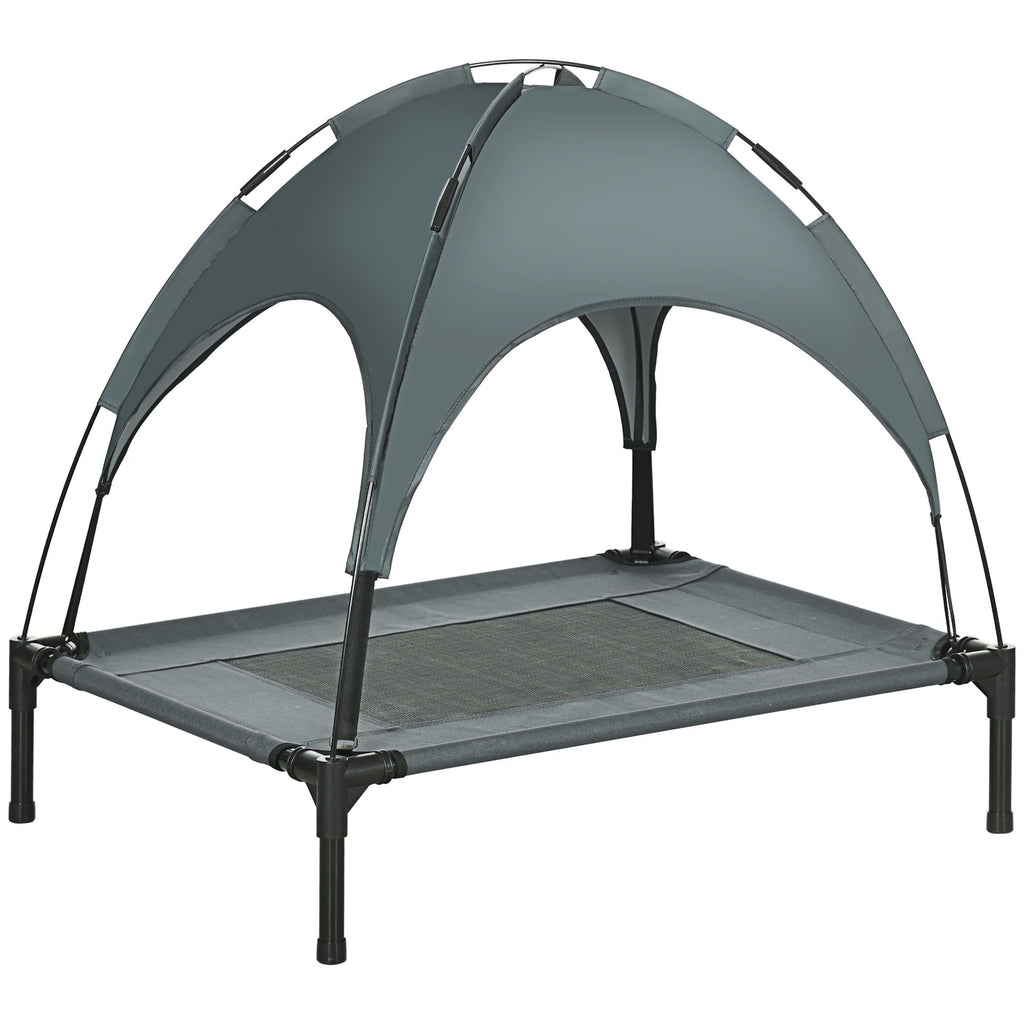 Elevate Your Dog's Comfort with a Shaded Outdoor Cot