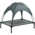 Elevate Your Dog's Comfort with a Shaded Outdoor Cot