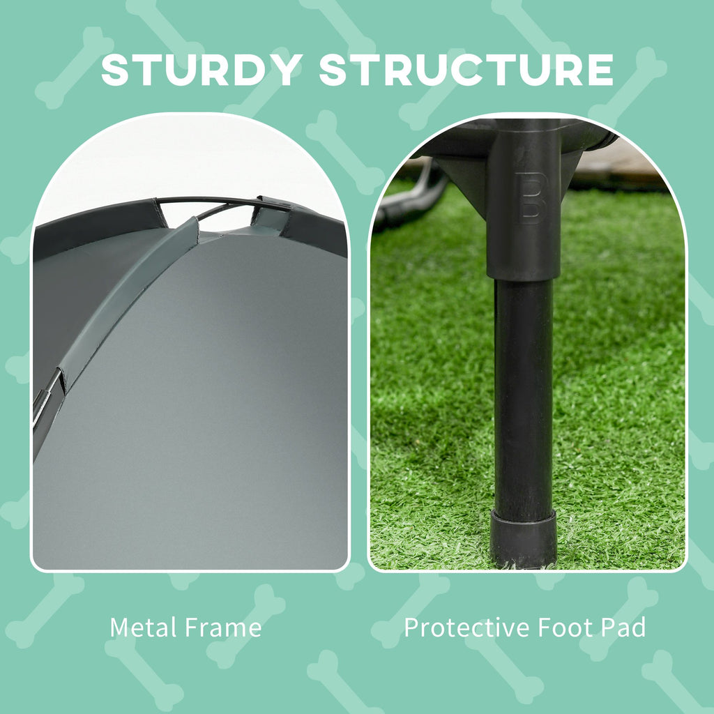Elevate Your Dog's Comfort with a Shaded Outdoor Cot