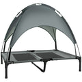 Elevate Your Dog's Comfort with a Shaded Outdoor Cot