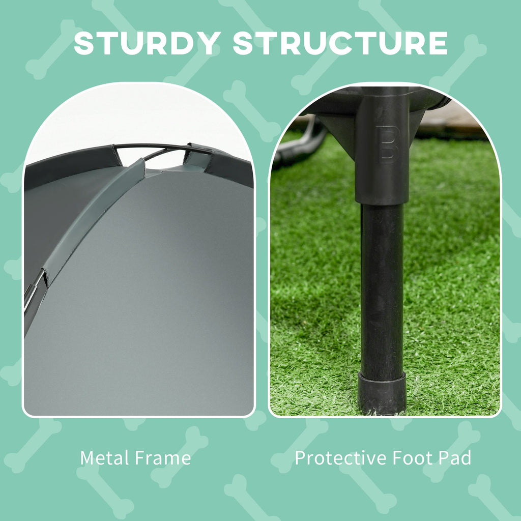 Elevate Your Dog's Comfort with a Shaded Outdoor Cot