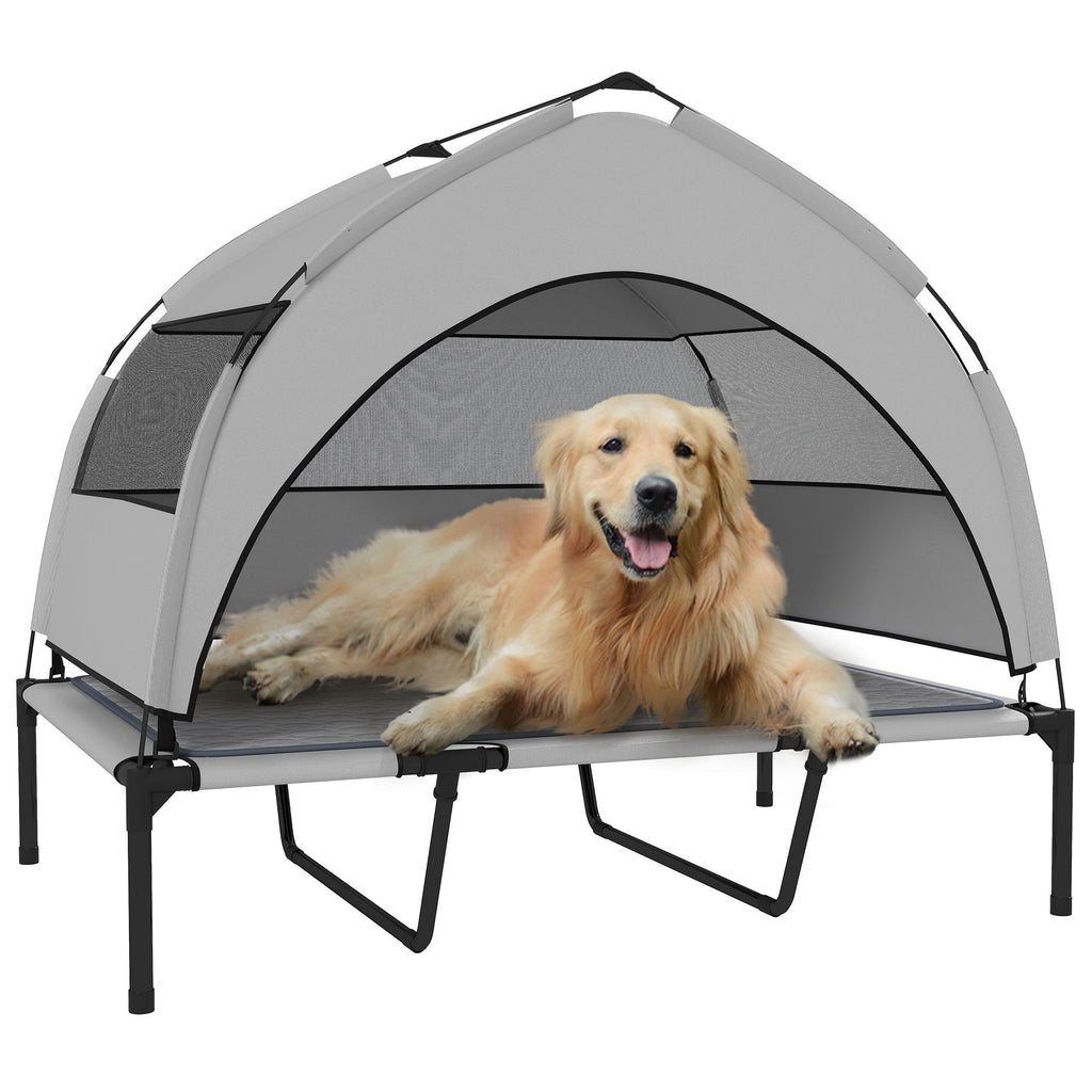 Give Your Pup a Cool, Shaded Retreat Anywhere with This Elevated Dog Bed