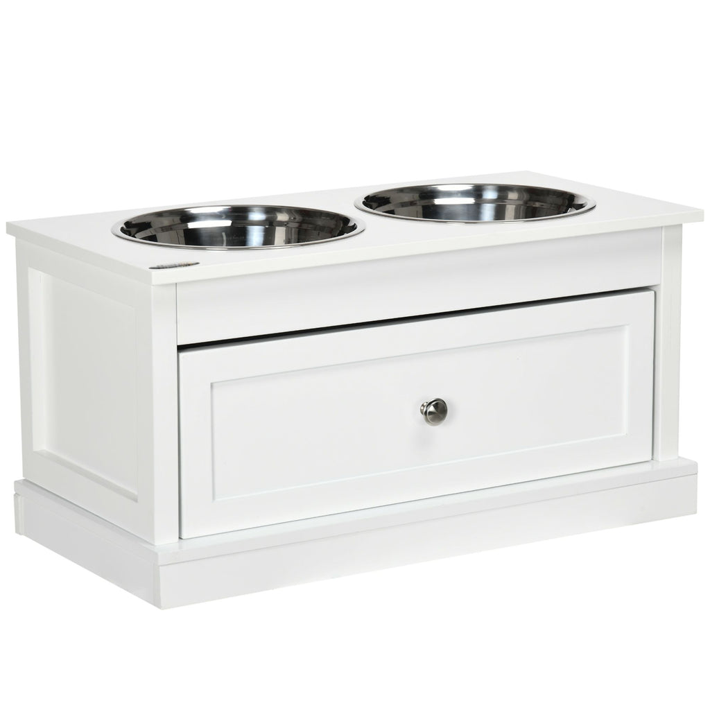 Elevate Your Dog's Dining Experience with Storage & Style