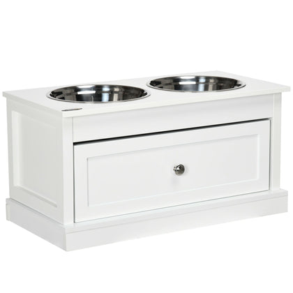 Elevate Your Dog's Dining Experience with Storage & Style