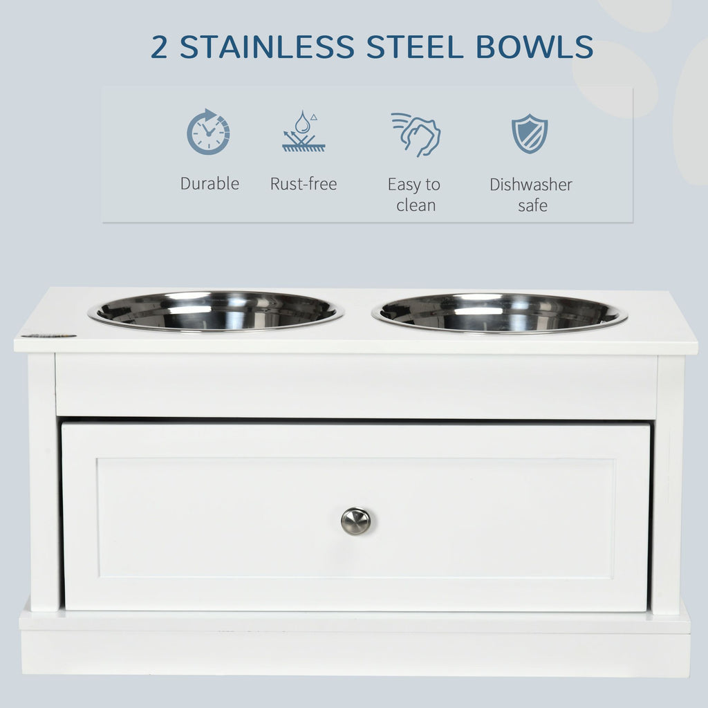 Elevate Your Dog's Dining Experience with Storage & Style