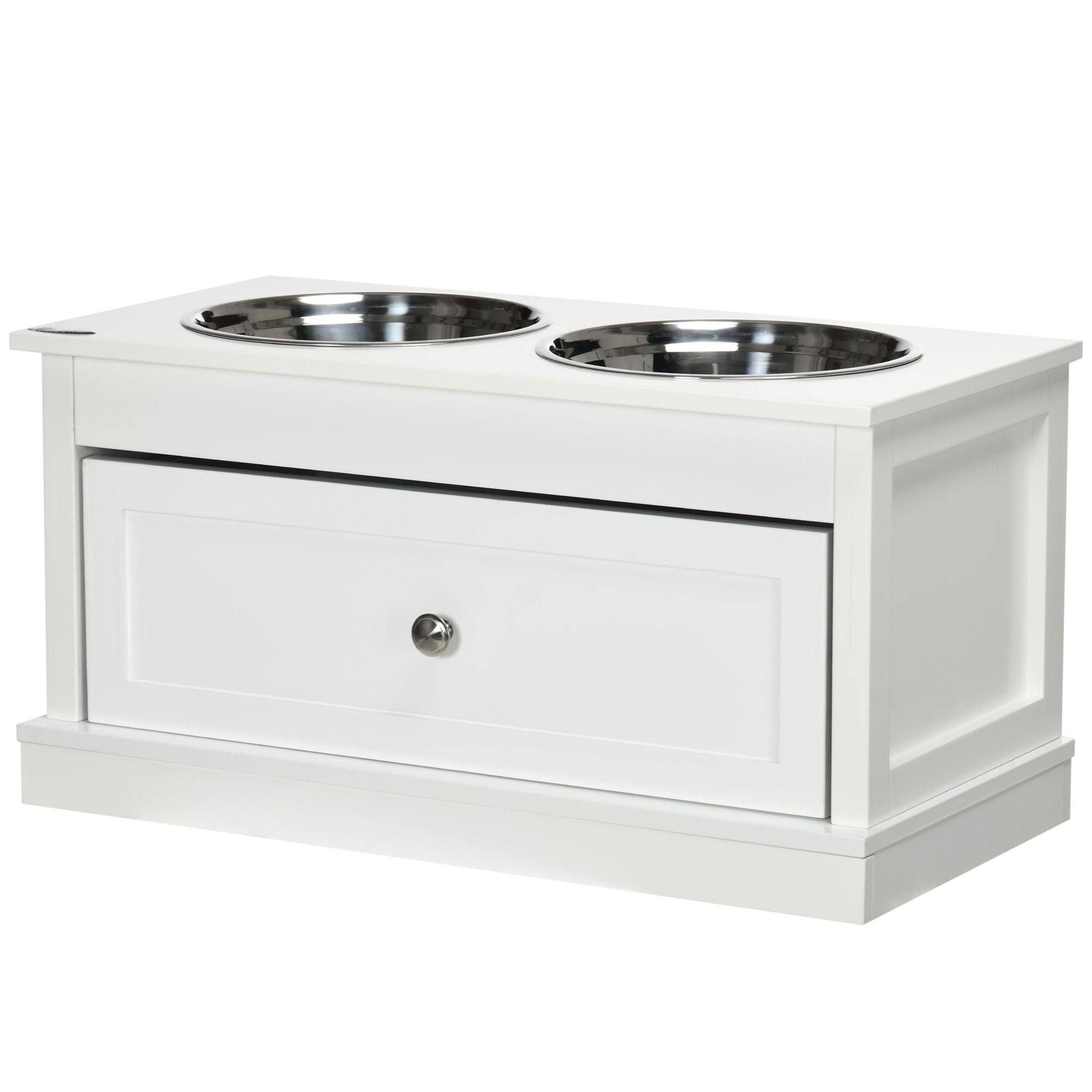 Elevate Your Dog's Dining Experience with Storage & Style