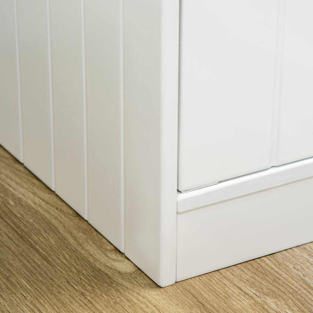 Elevate Your Dog's Mealtime with a Stylish Raised Feeder & Storage Cabinet
