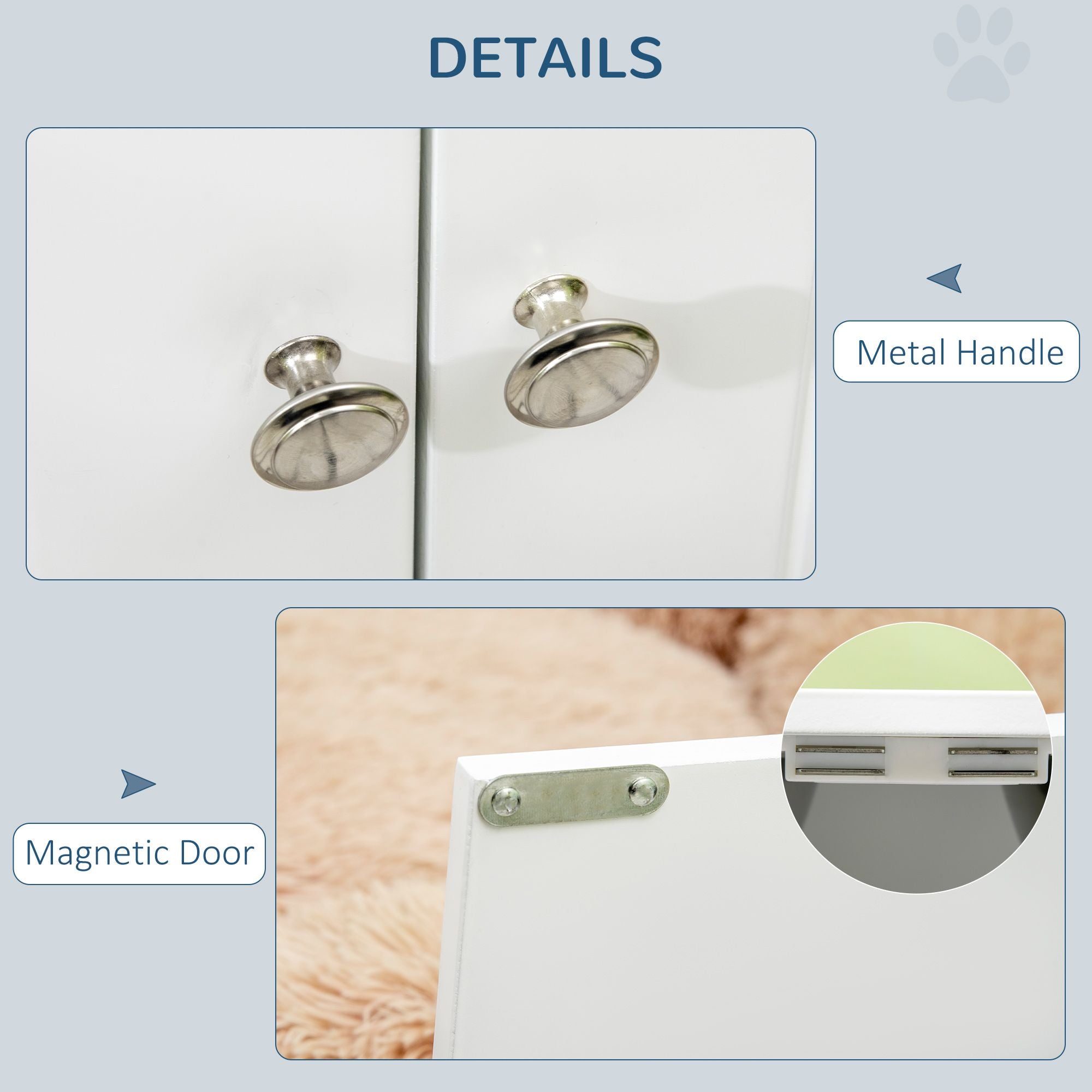Elevate Your Dog's Mealtime with a Stylish Raised Feeder & Storage Cabinet