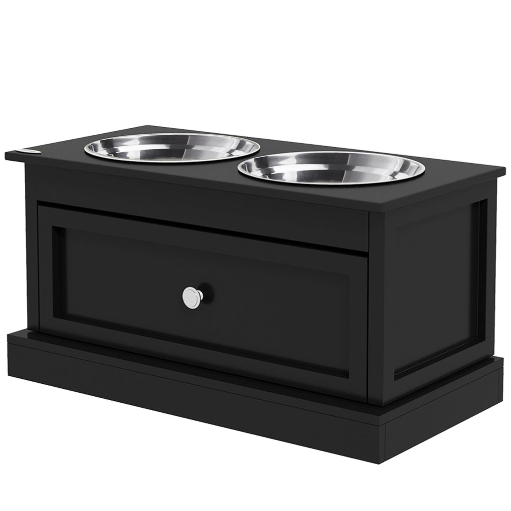 Elevate Your Dog's Dining Experience with Storage & Style