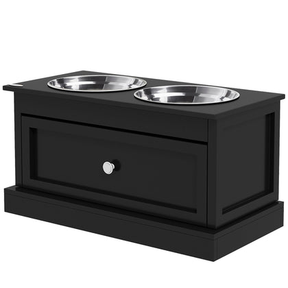 Elevate Your Dog's Dining Experience with Storage & Style