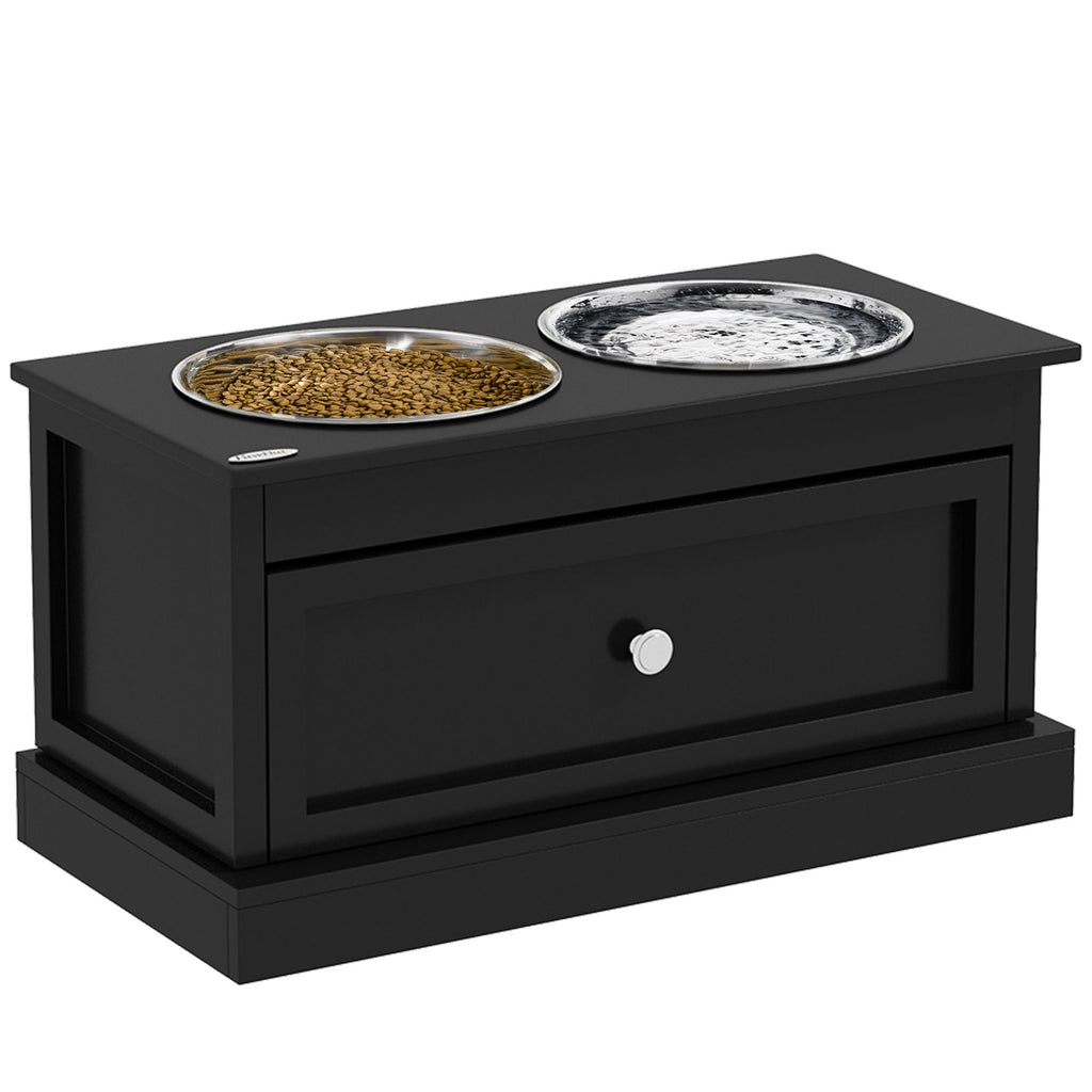 Elevate Your Dog's Dining Experience with Storage & Style