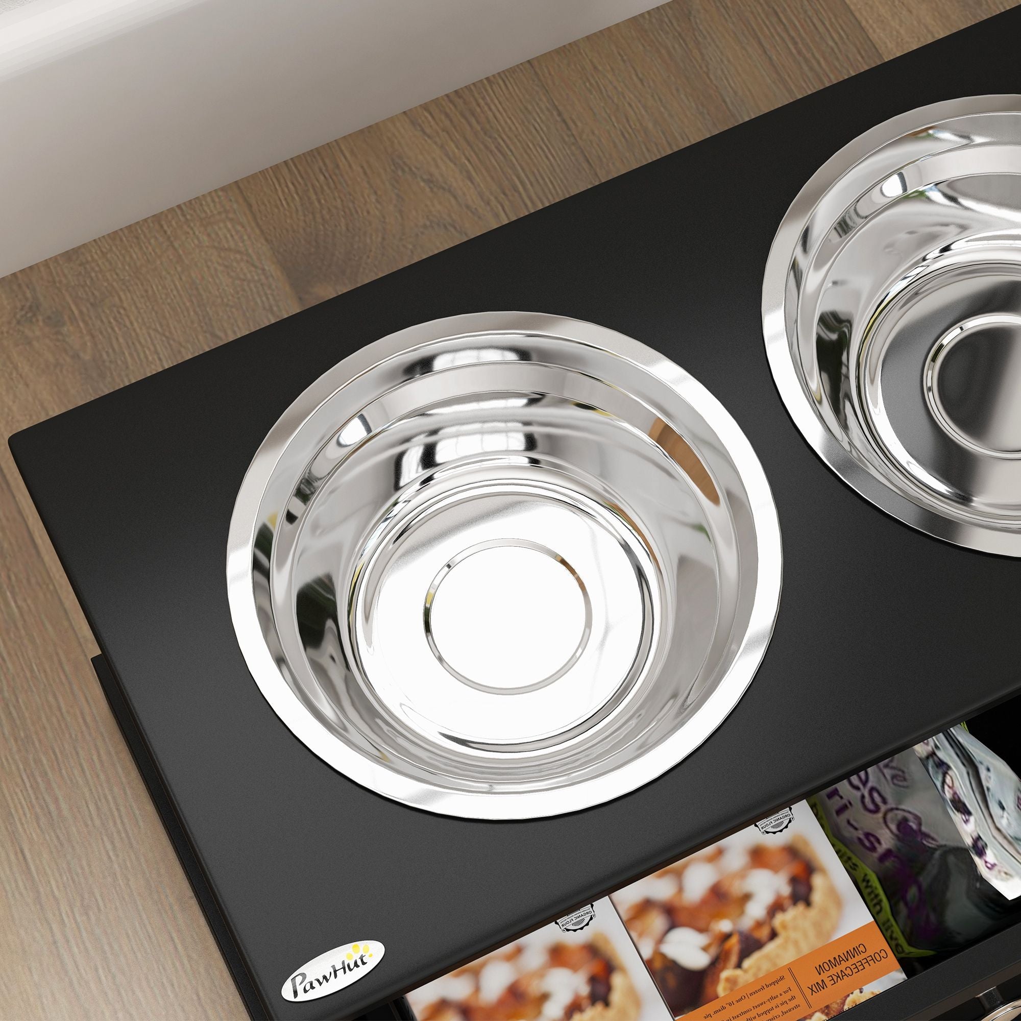 Elevate Your Dog's Dining Experience with Storage & Style