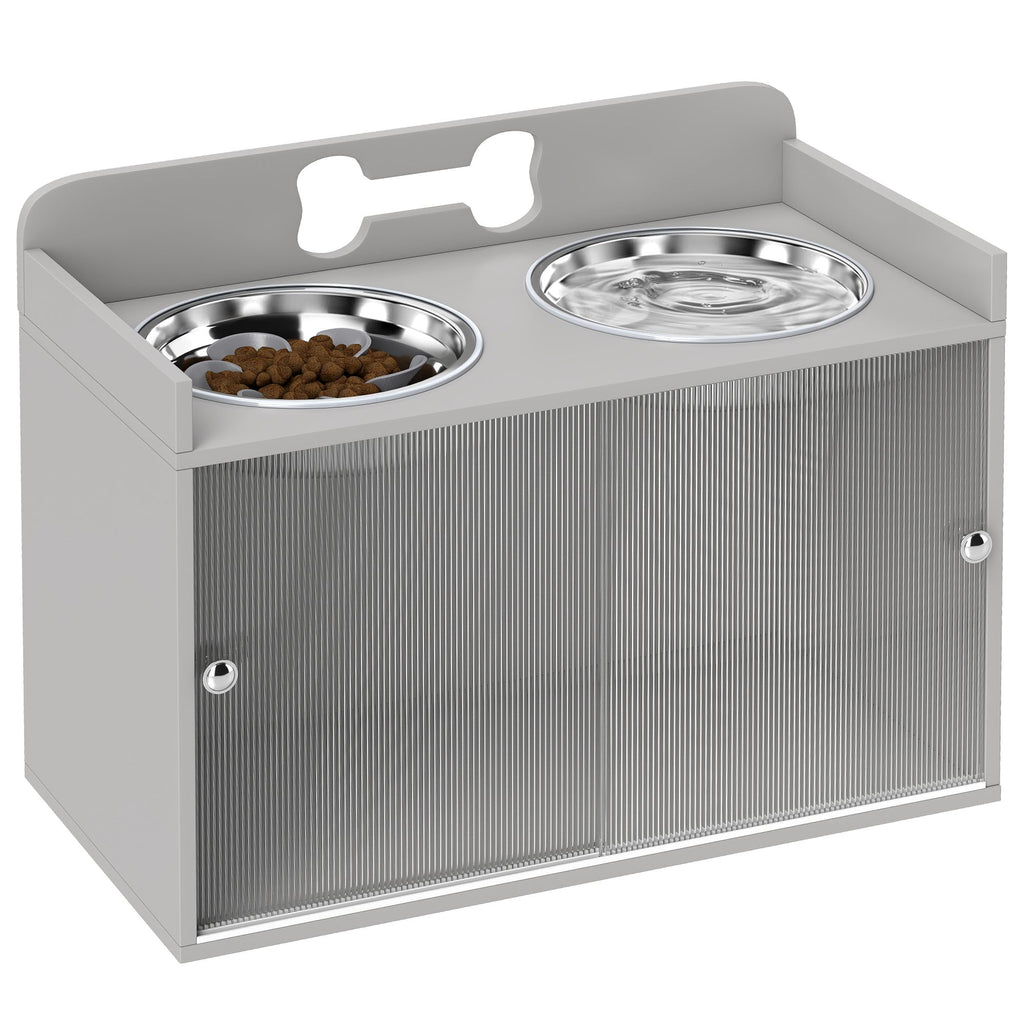 Elevate Your Dog's Dining Experience with Storage & Style