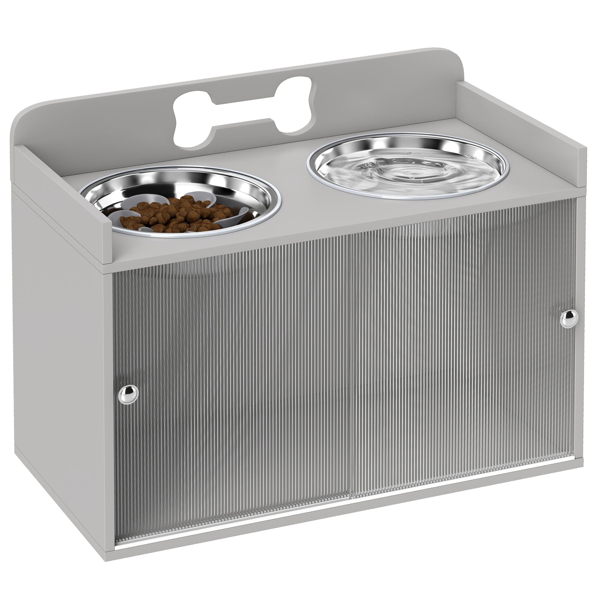 Elevate Your Dog's Dining Experience with Storage & Style