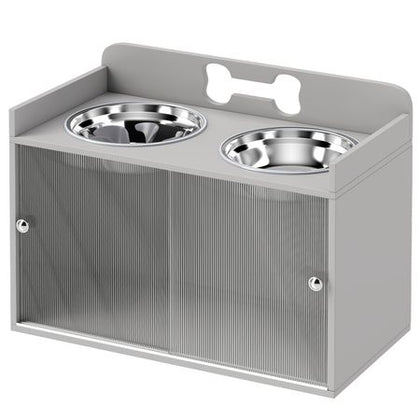 Elevate Your Dog's Dining Experience with Storage & Style