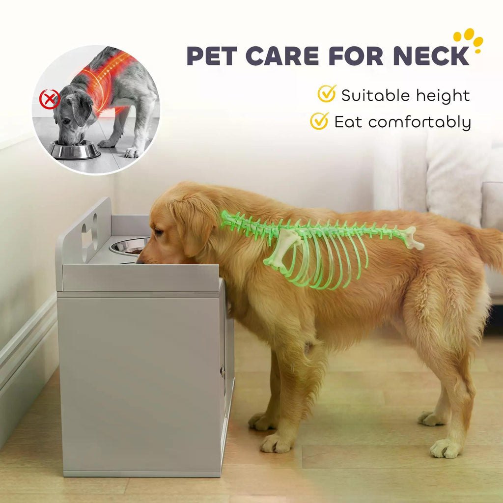 Elevate Your Dog's Mealtime with Style & Storage
