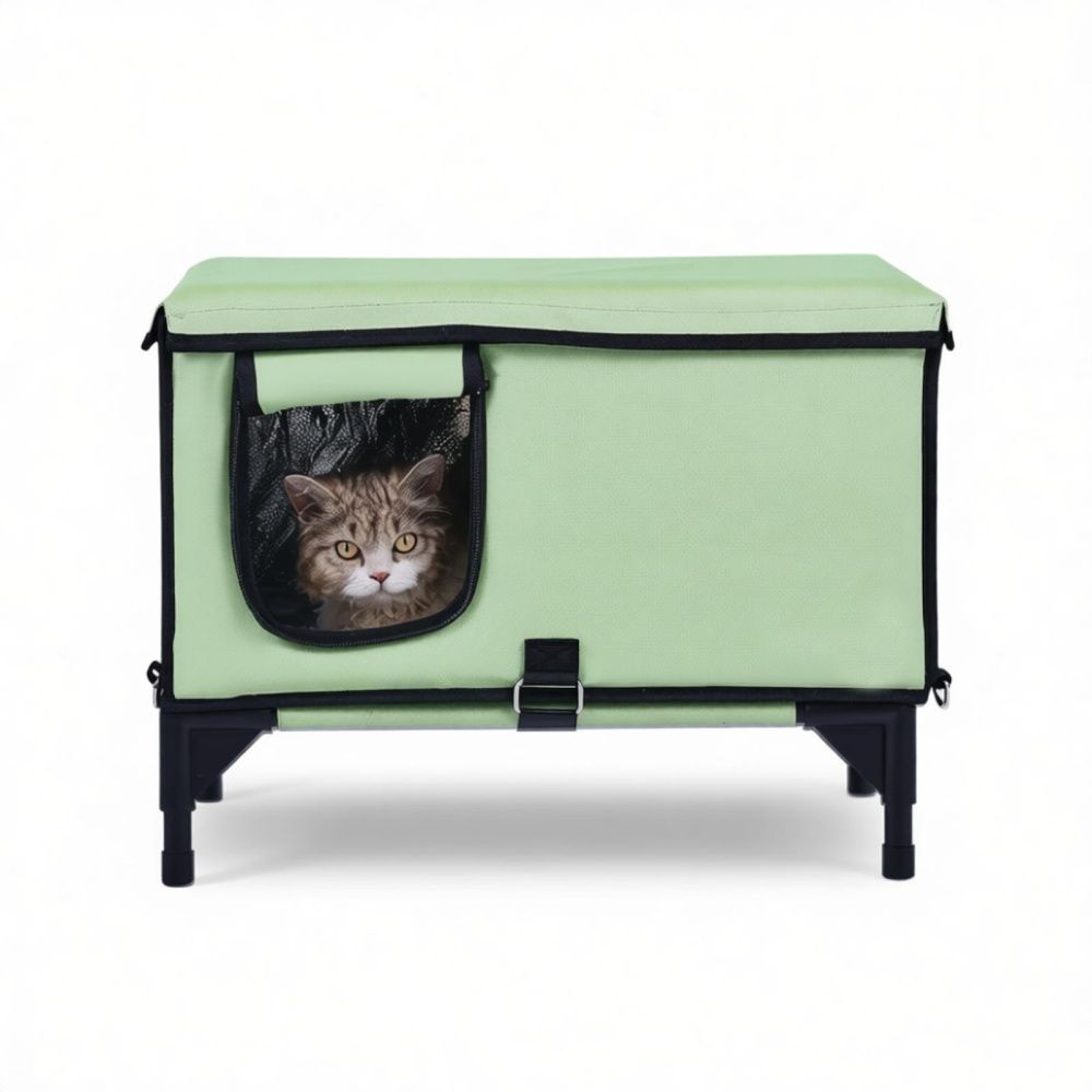 Elevated Heated Cat House