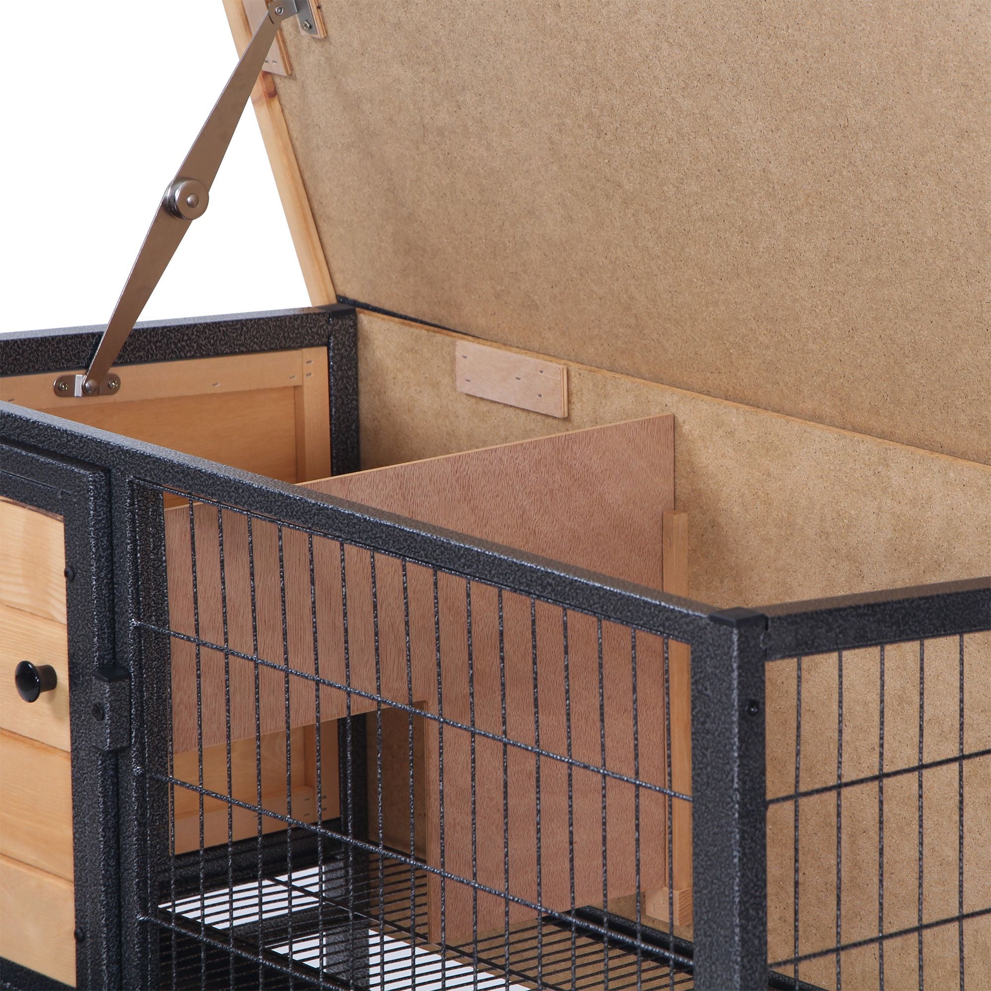 Elevated Outdoor Rabbit Hutch with Removable Tray – Spacious & Safe
