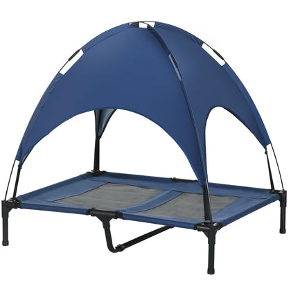 Elevate Your Dog's Comfort with a Portable Cot & Canopy