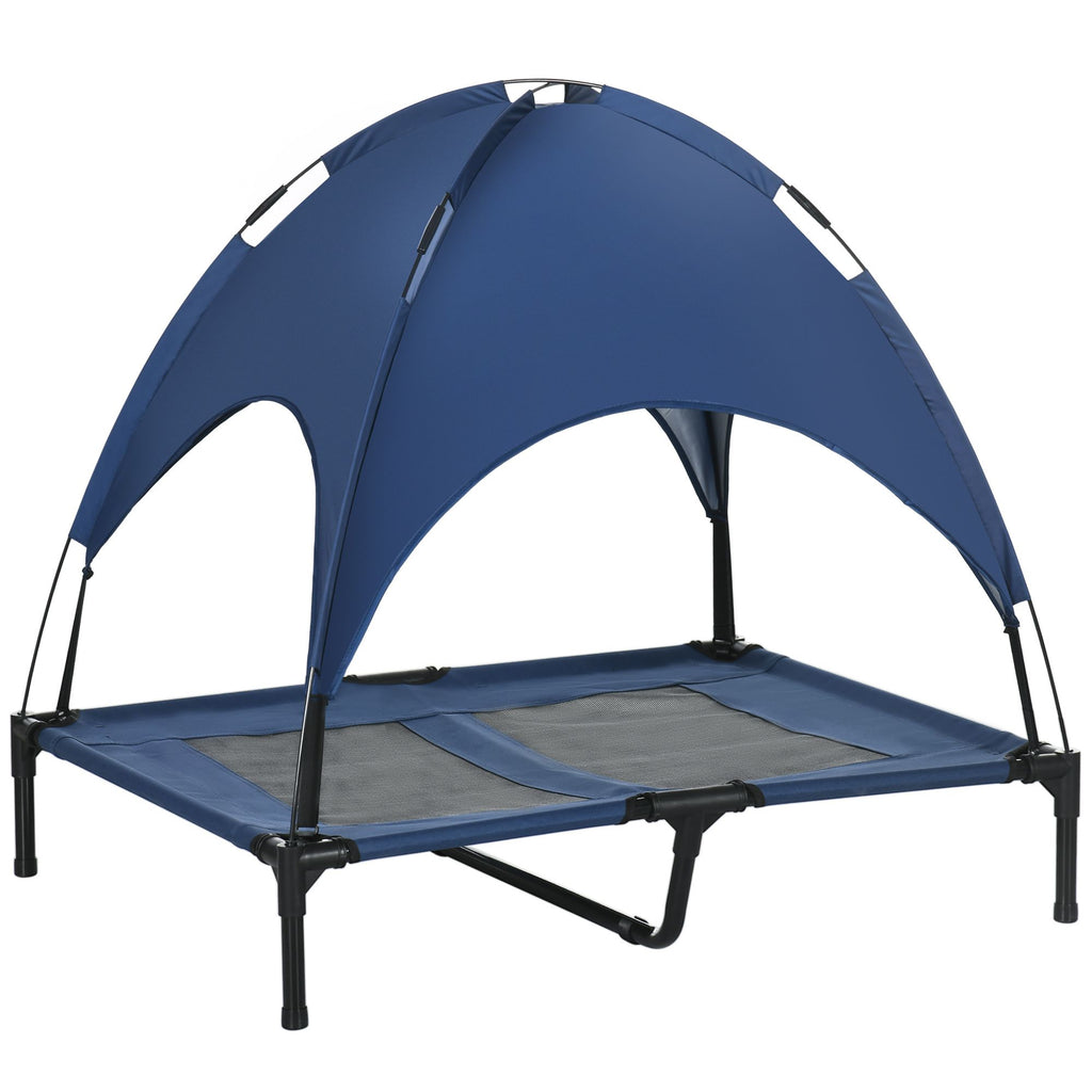 Elevate Your Dog's Comfort with a Portable Cot & Canopy