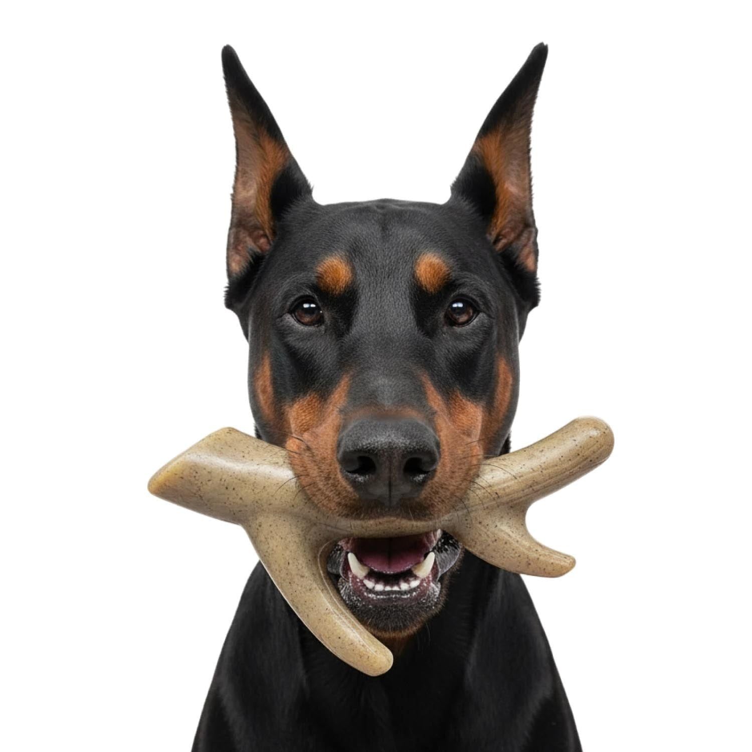 SodaPup Ever Antler Nylon Chew Bone – everyday Elk Antler-Shaped Dog Toy for Aggressive Chewers