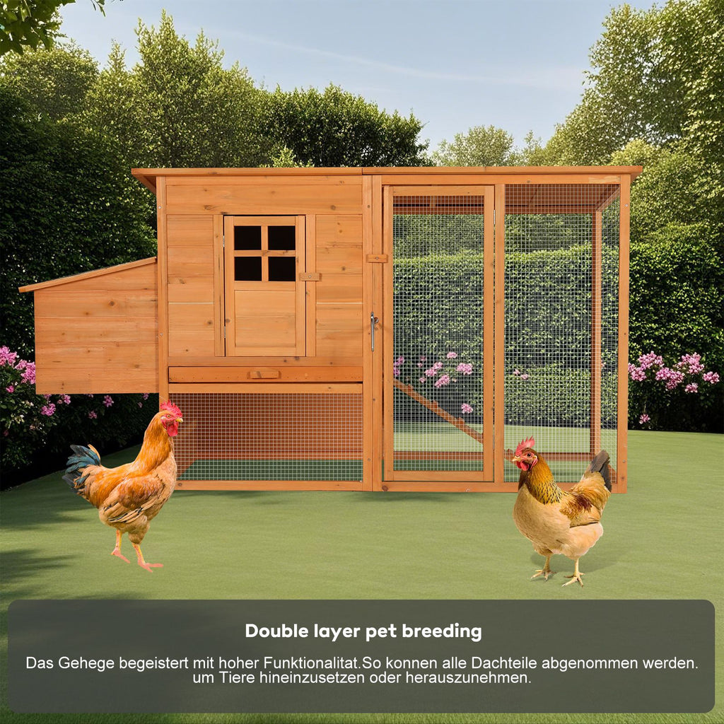 Extra-Large furniture-style Chicken Coop – Weatherproof and Easy to Assemble