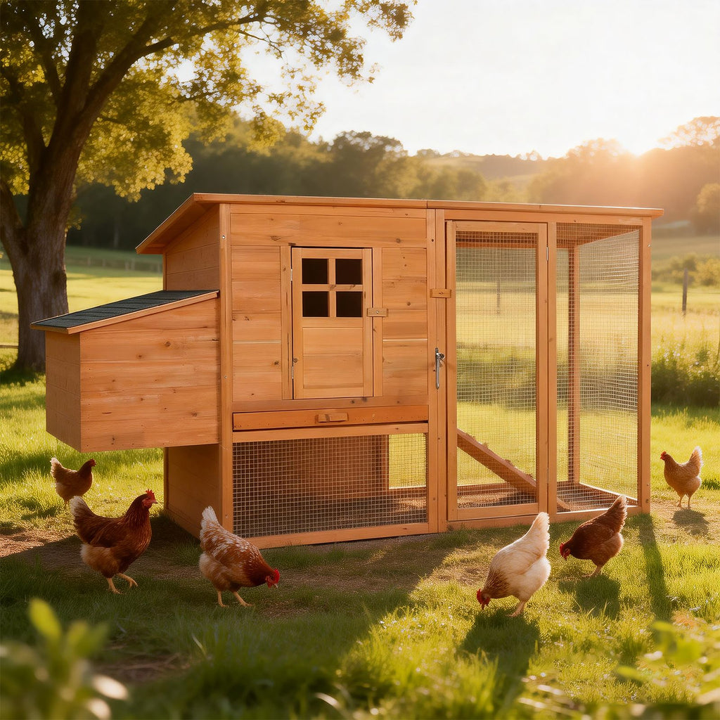 Extra-Large furniture-style Chicken Coop – Weatherproof and Easy to Assemble