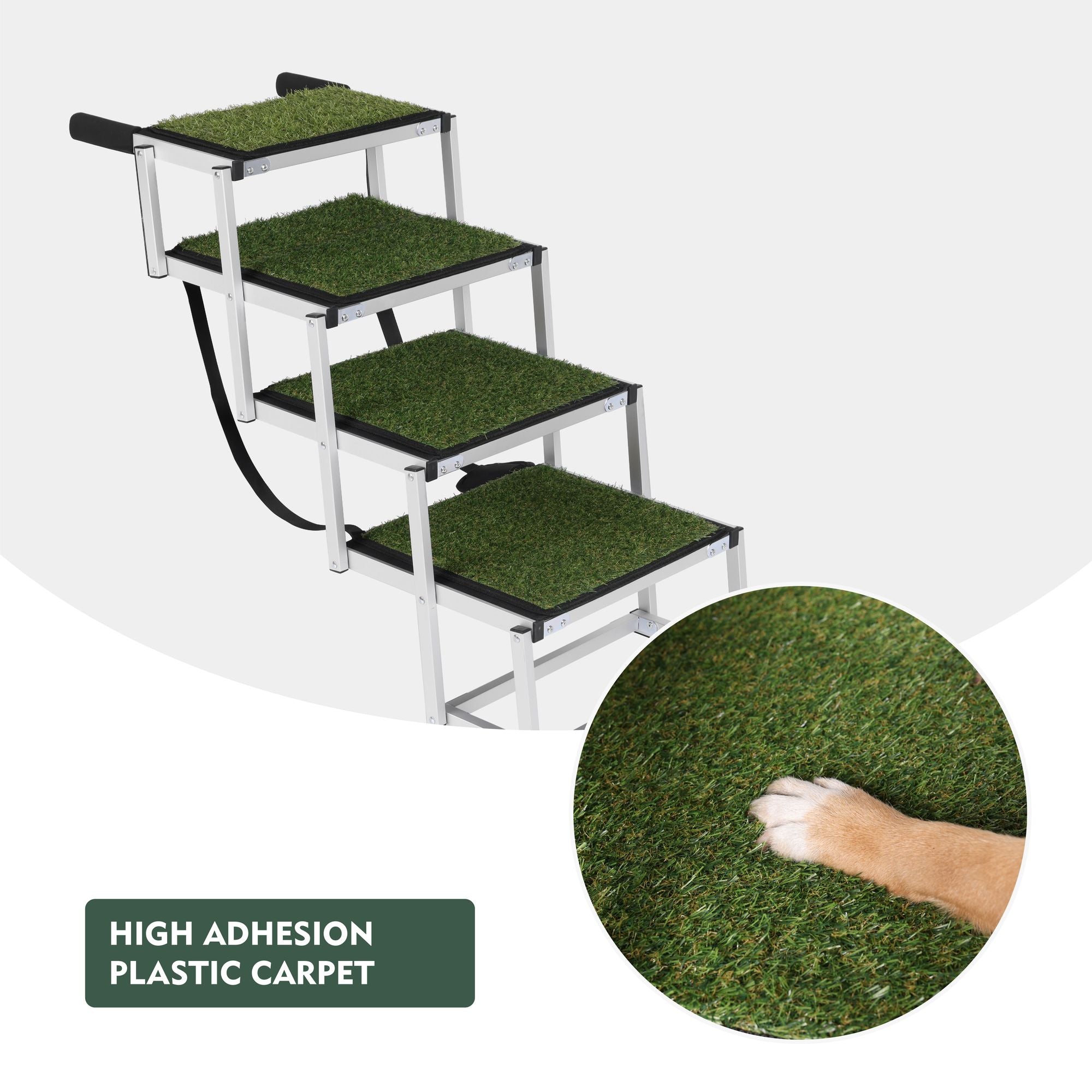 Help Your Large Dog Get In and Out of the Car with Ease – Foldable Ramp Supports Up to 250 lbs