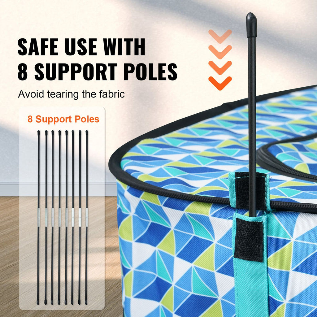Foldable Pet Playpen: Portable, Breathable, water-ready, Easy Clean