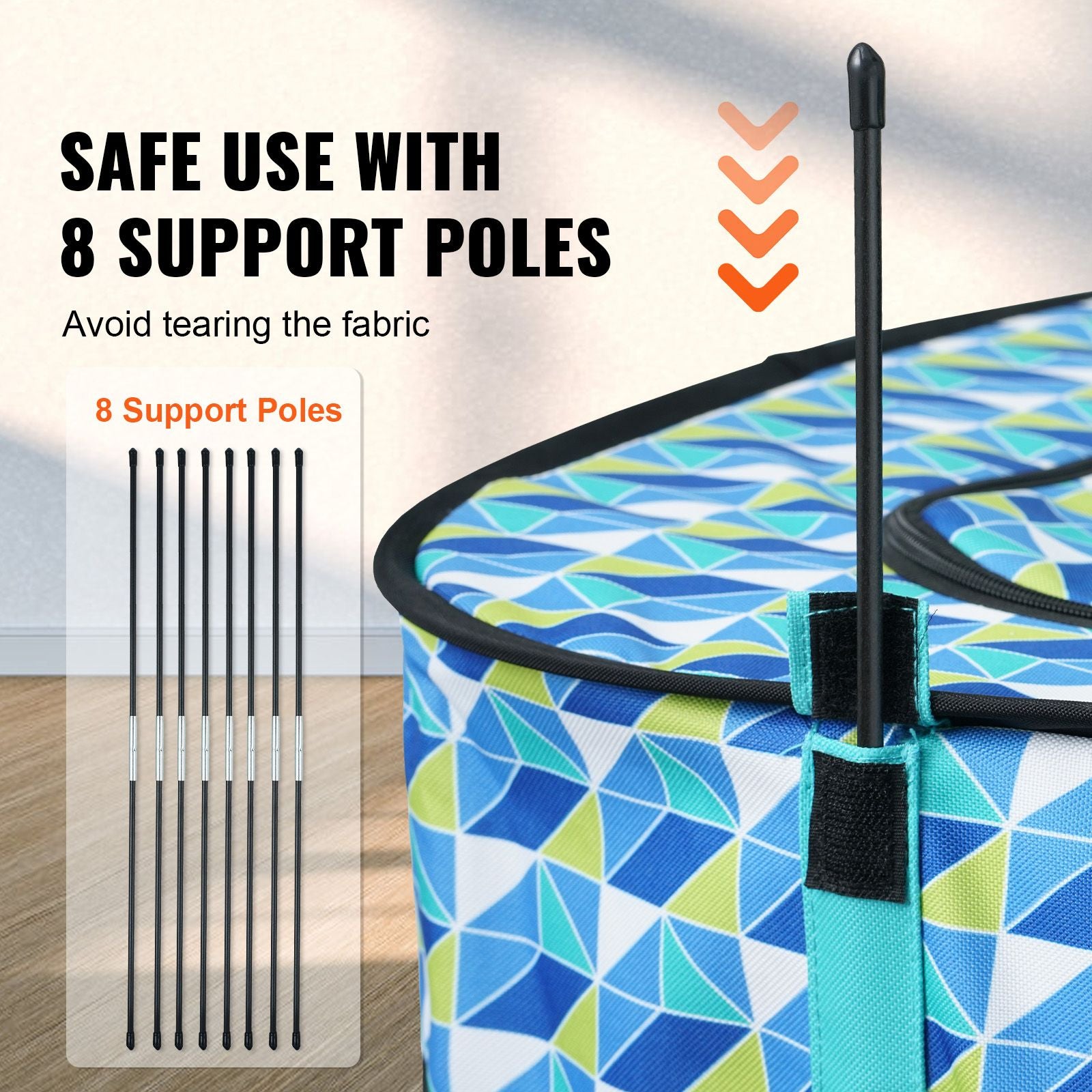 Foldable Pet Playpen: Portable, Breathable, water-ready, Easy Clean