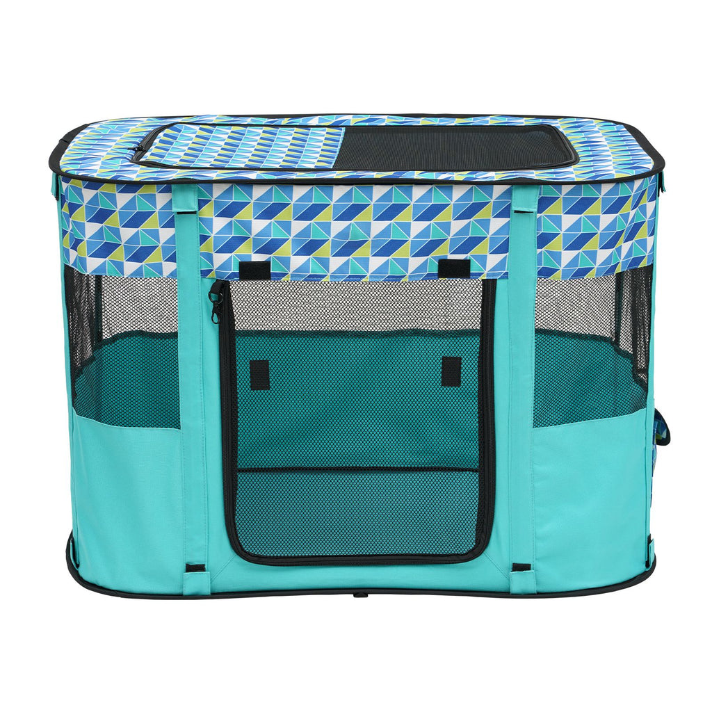 Foldable Pet Playpen: Portable, Breathable, water-ready, Easy Clean