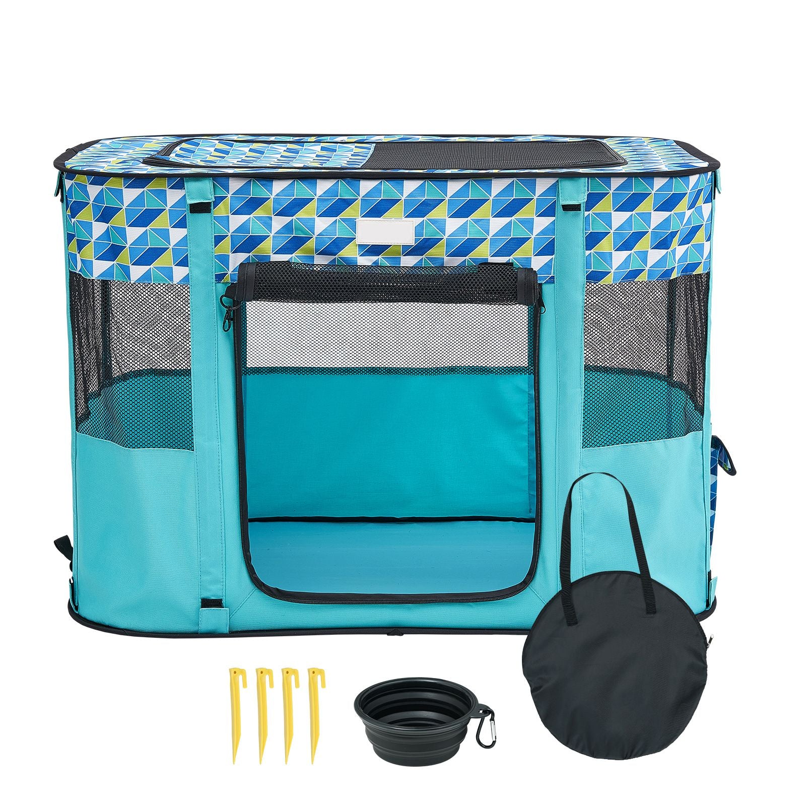 Foldable Pet Playpen: Portable, Breathable, water-ready, Easy Clean