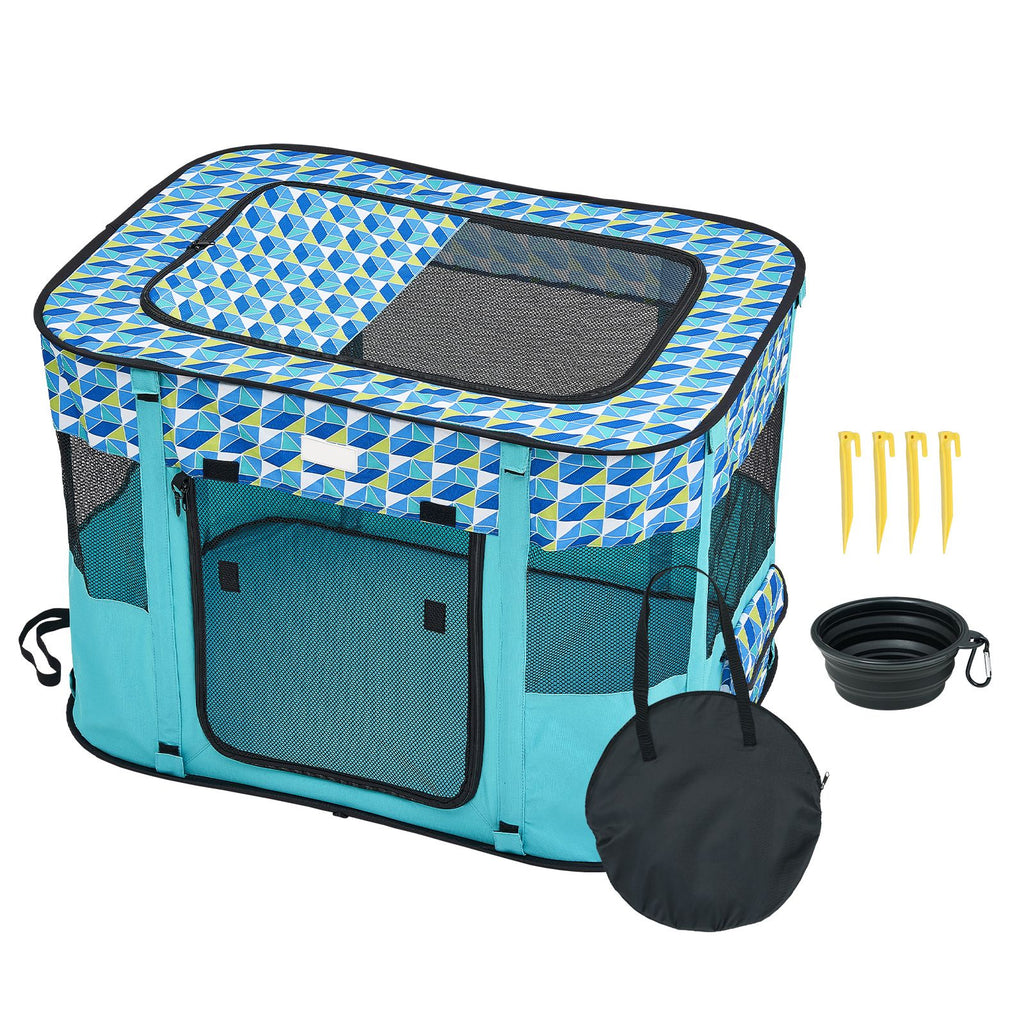 Foldable Pet Playpen: Portable, Breathable, water-ready, Easy Clean