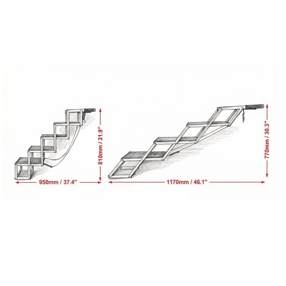 Folding Dog Car Ramp