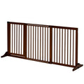 Freestanding furniture-style Pet Gate with Lockable Door, Adjustable Fit