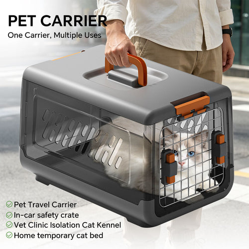 Aviation Enclosed Cat Litter Box with Handle – Spacious & Anti-Tracking – image 2