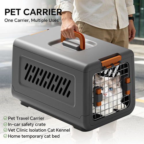 Aviation Enclosed Cat Litter Box with Handle – Spacious & Anti-Tracking – image 1
