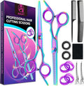 Professional Stainless structured Hair Cutting Scissors & Thinning Shears Kit