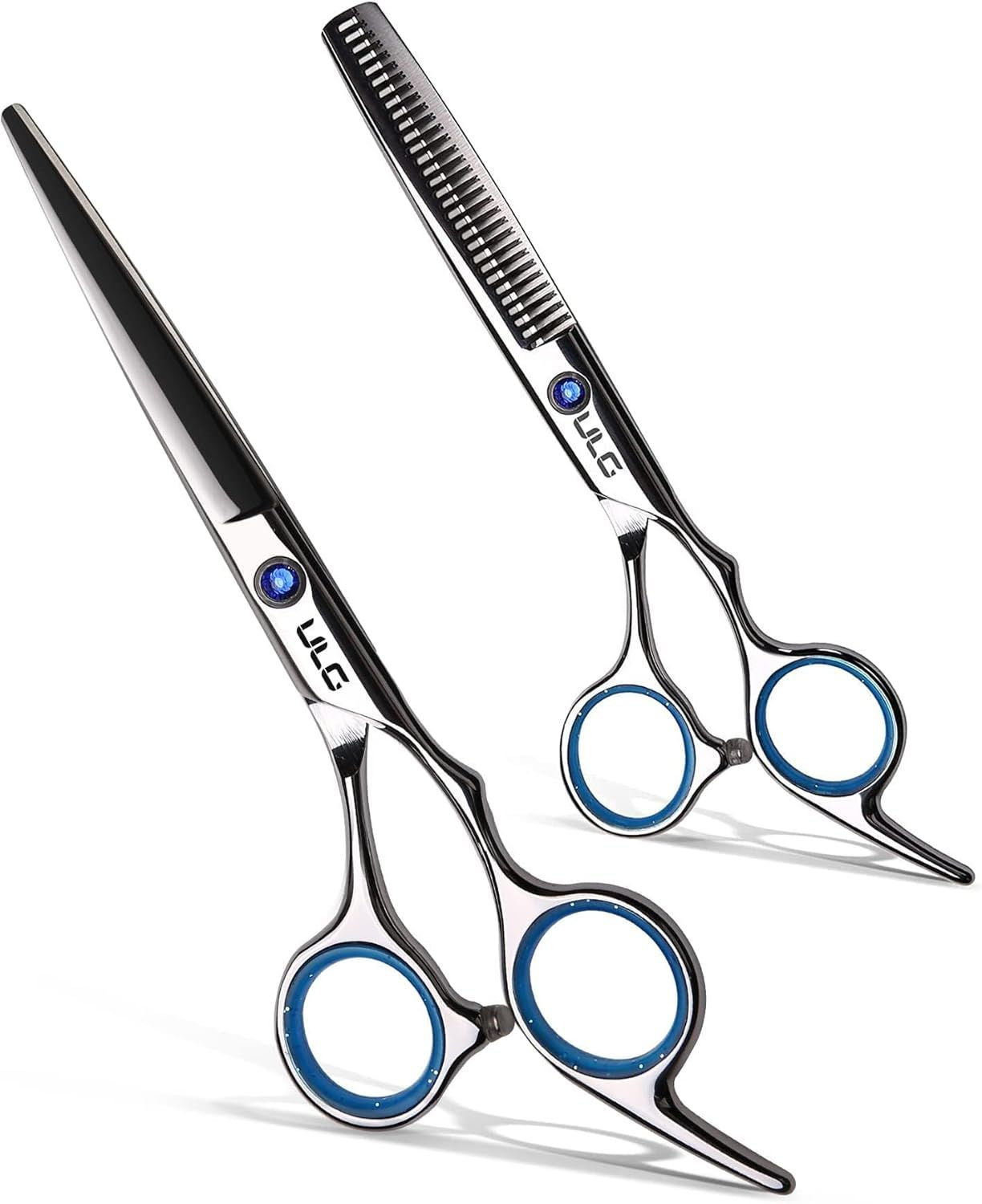 Professional 6.5 Japanese Stainless structured Hair Cutting Scissors Kit with Thinning Shears