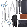 10-Piece Stainless structured Hair Scissors Kit for Precision Cutting