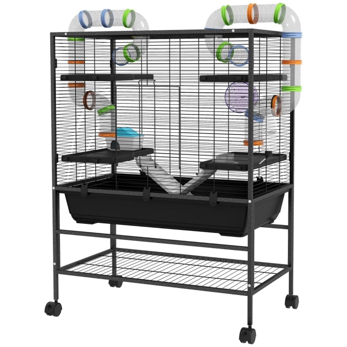 Give Your Hamster a Fun, Multi-Level Home with Colorful Tubing