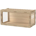 Spacious Hamster Cage with Acrylic View Panels and Openable Roof