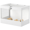 Spacious Hamster Cage with Openable Top & Acrylic Panels