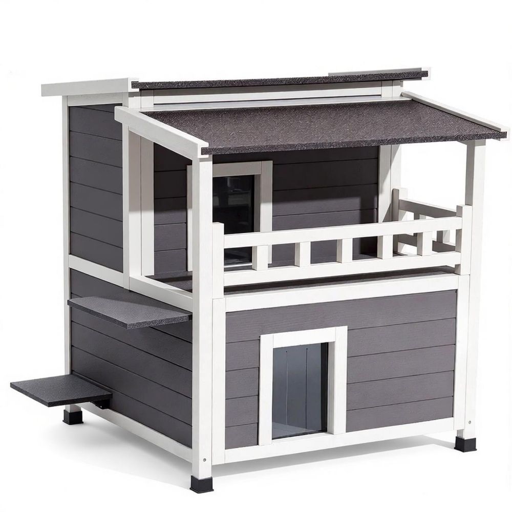 Heated Cat House for Outdoor