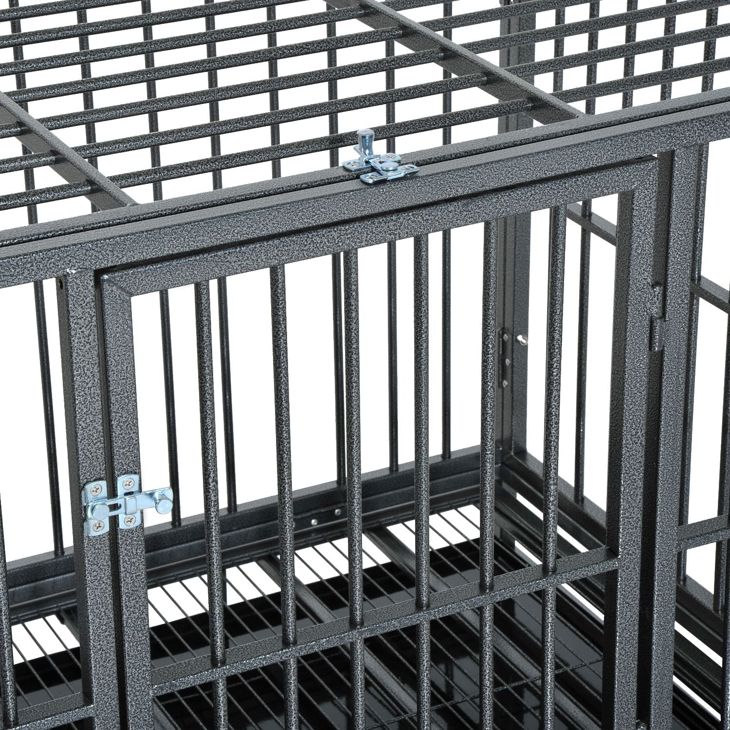 practical Dog Cage with Wheels & Double Doors – Secure, Easy Clean